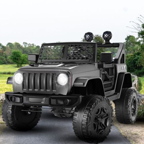 12V Kids Ride-On Truck with Parent Remote Control and Bluetooth Music Capability