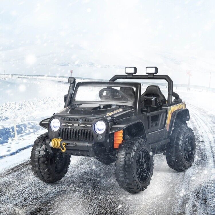 Load image into Gallery viewer, 12V Kids Ride-on Truck with Parental Remote Control &amp; LED Lights
