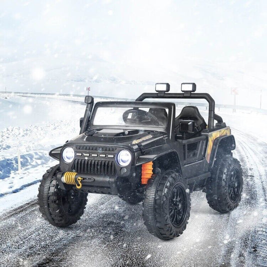 12V Kids Ride-on Truck with Parental Remote Control & LED Lights