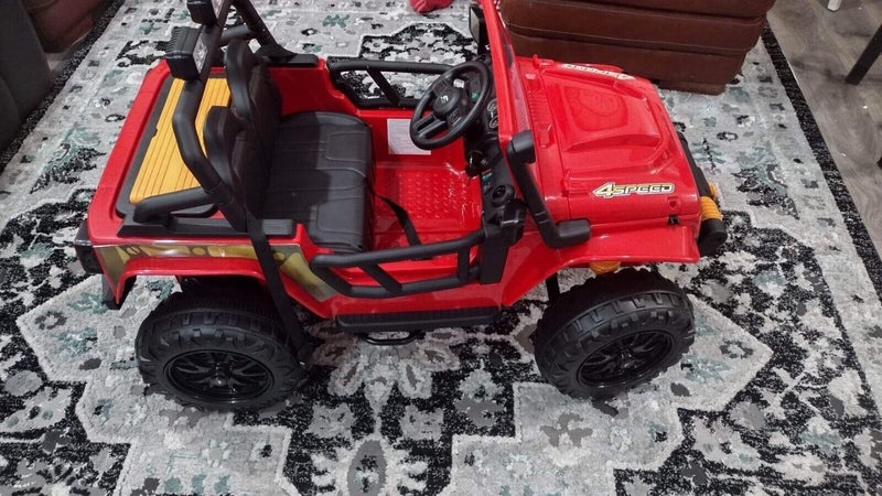 Load image into Gallery viewer, 12V Kids Ride-on Truck with Parental Remote Control &amp; LED Lights
