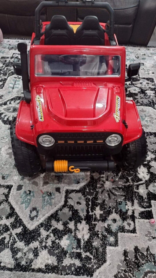 12V Kids Ride-on Truck with Parental Remote Control & LED Lights