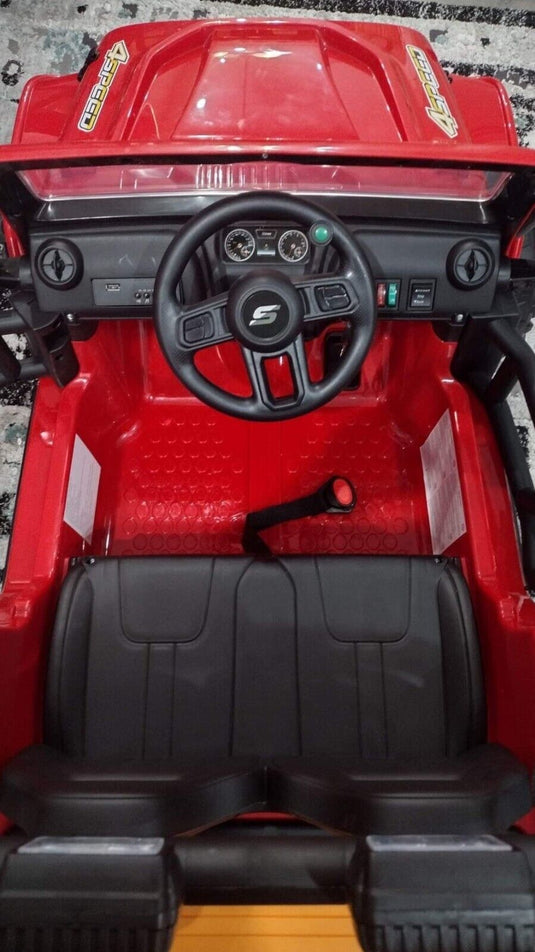 12V Kids Ride-on Truck with Parental Remote Control & LED Lights