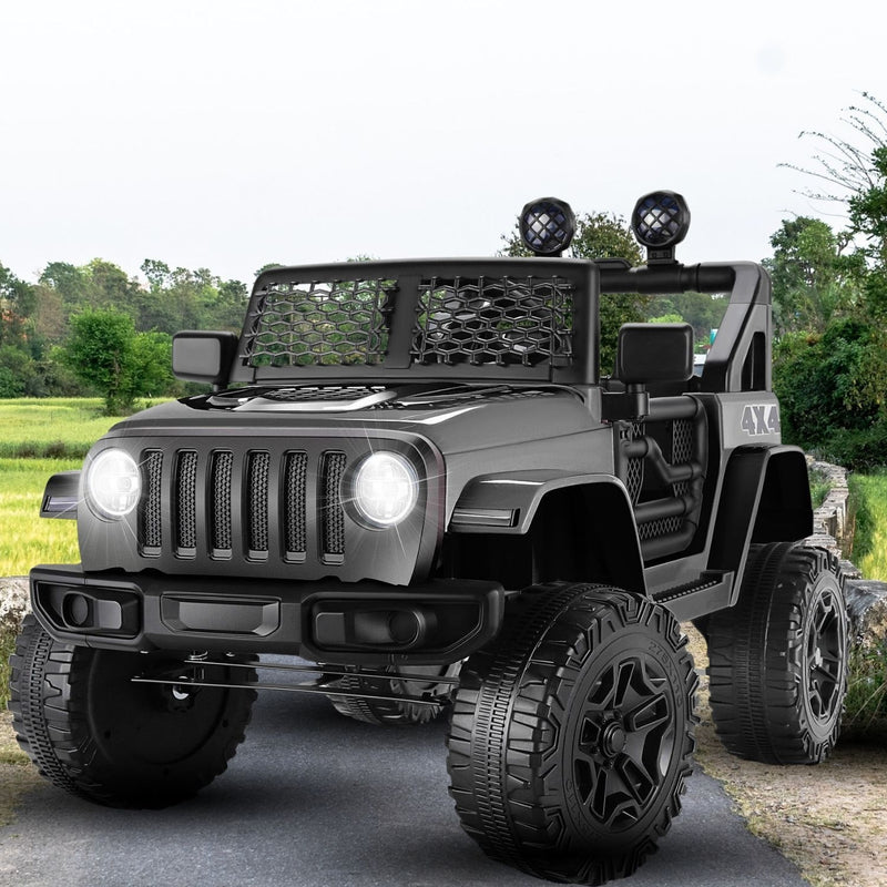 Load image into Gallery viewer, 12V Kids Ride On Truck with Remote Control, Music, and Lights - Electric Vehicle for Two
