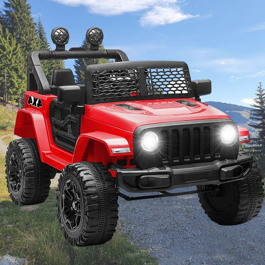 12V Kids Ride On Truck with Remote Control, Music, and Lights - Electric Vehicle for Two