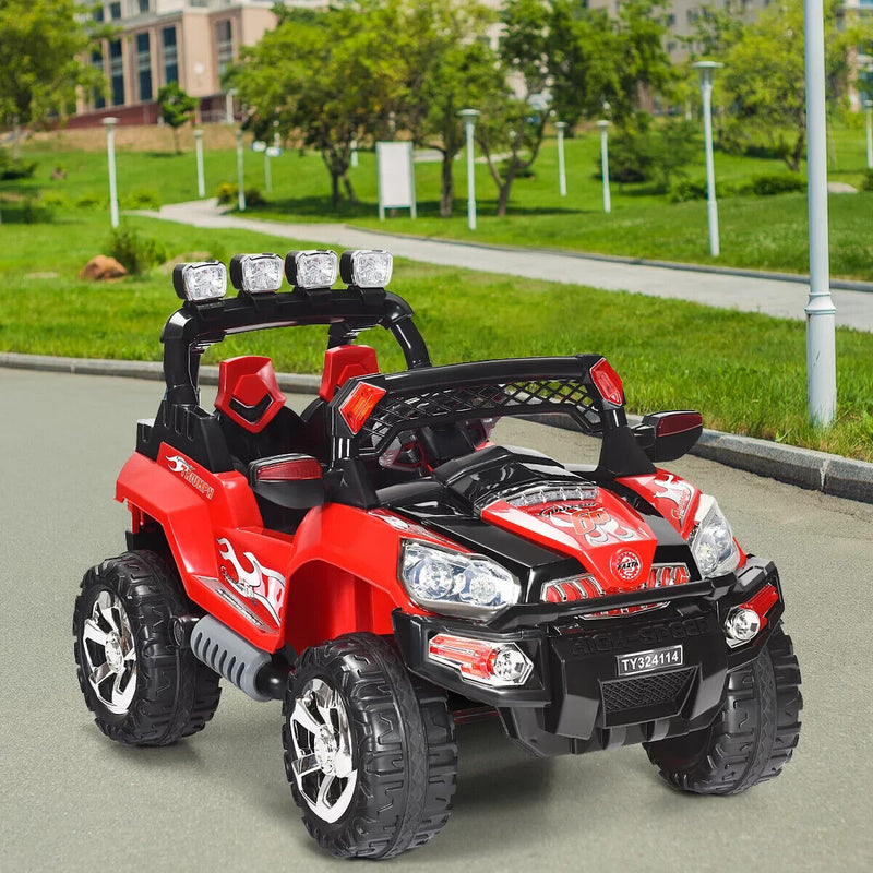 Load image into Gallery viewer, 12V Kids SUV Ride-On Toy Car with MP3, RC Remote, LED Lights, and Music
