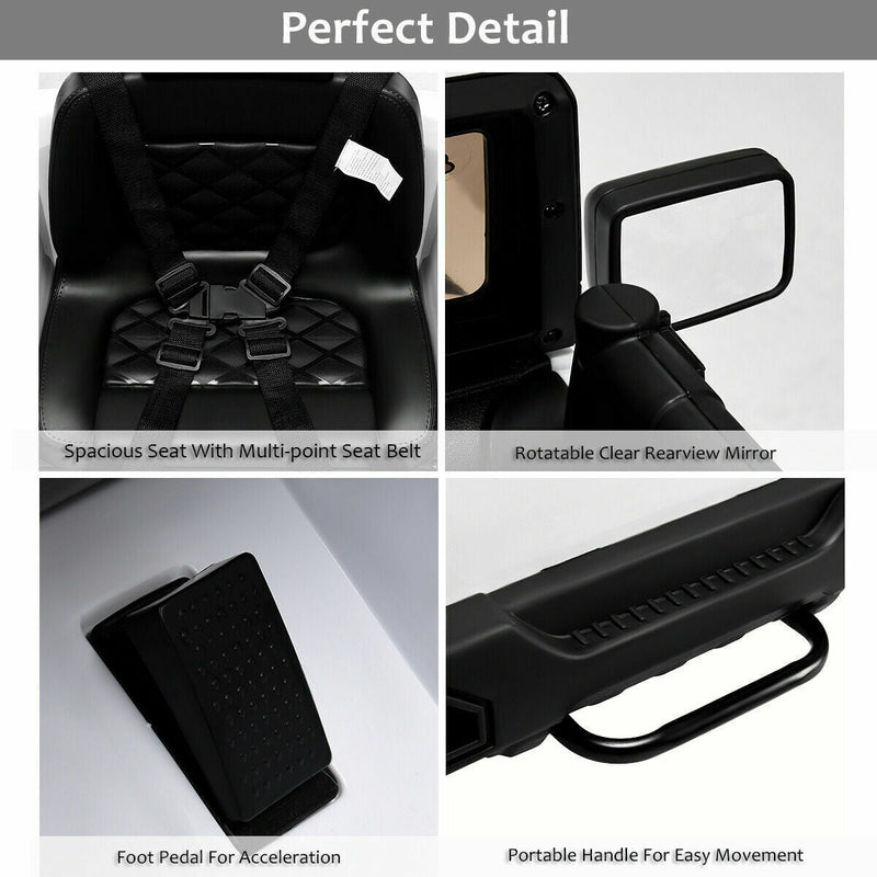 Load image into Gallery viewer, 12V Kids Truck Car with Remote Control, MP3 Music, LED Lights - White
