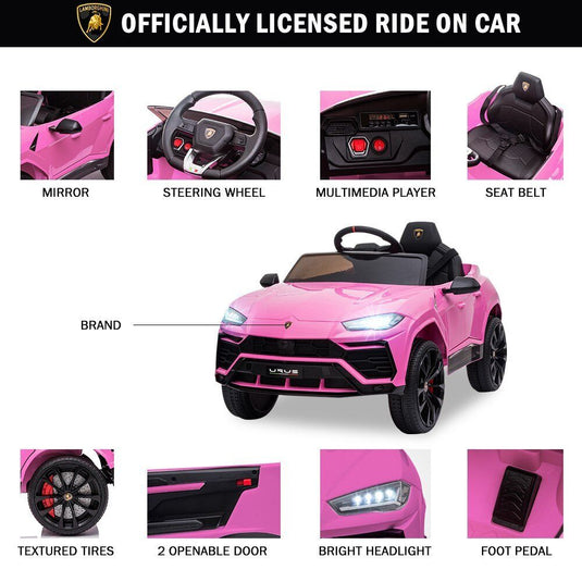 12V Lamborghini Ride-On Cars with Remote Control - Available in Various Colors