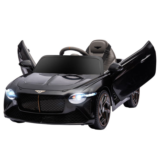 12V Licensed Bentley Bacalar Kids Ride on Car with Butterfly Doors in Black