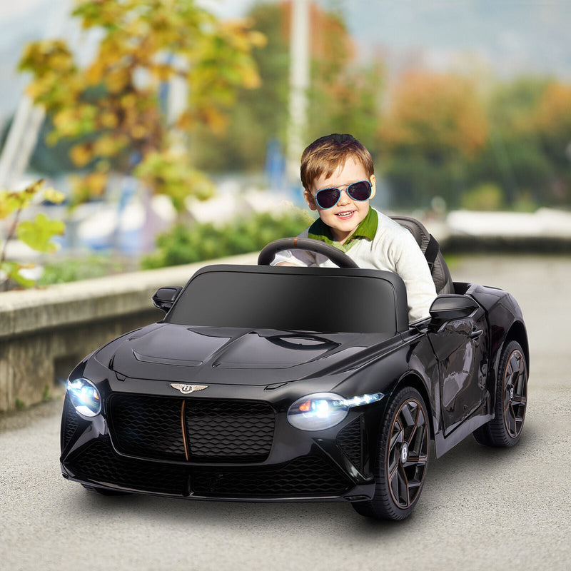 Load image into Gallery viewer, 12V Licensed Bentley Bacalar Kids Ride on Car with Butterfly Doors in Black
