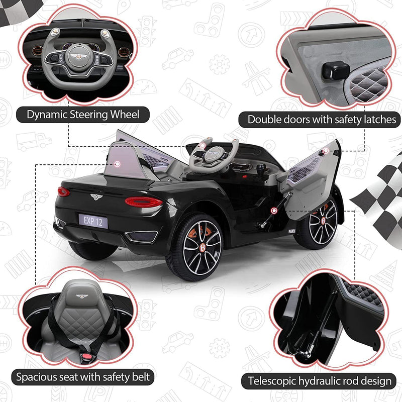 Load image into Gallery viewer, Licensed Bentley Style 12V Electric Ride On Car for Kids with Remote Control - Perfect Gift!
