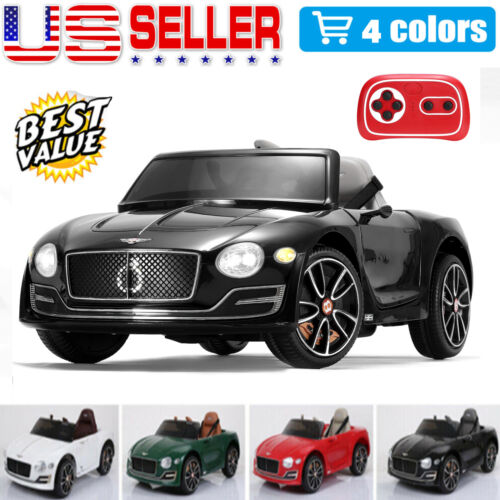 Load image into Gallery viewer, 12V Licensed Bentley Style Electric Ride-On Car with LED Lights and Remote Control for Kids
