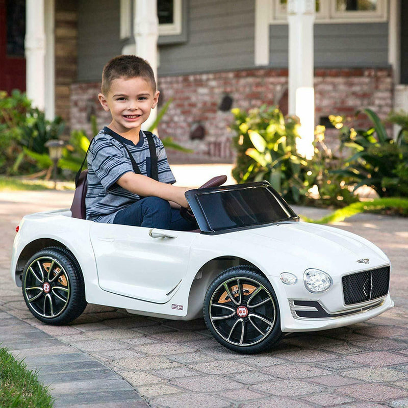 Load image into Gallery viewer, 12V Licensed Bentley Style Electric Ride-On Car with LED Lights and Remote Control for Kids
