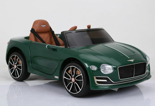 12V Licensed Bentley Style Electric Ride-On Car with LED Lights and Remote Control for Kids