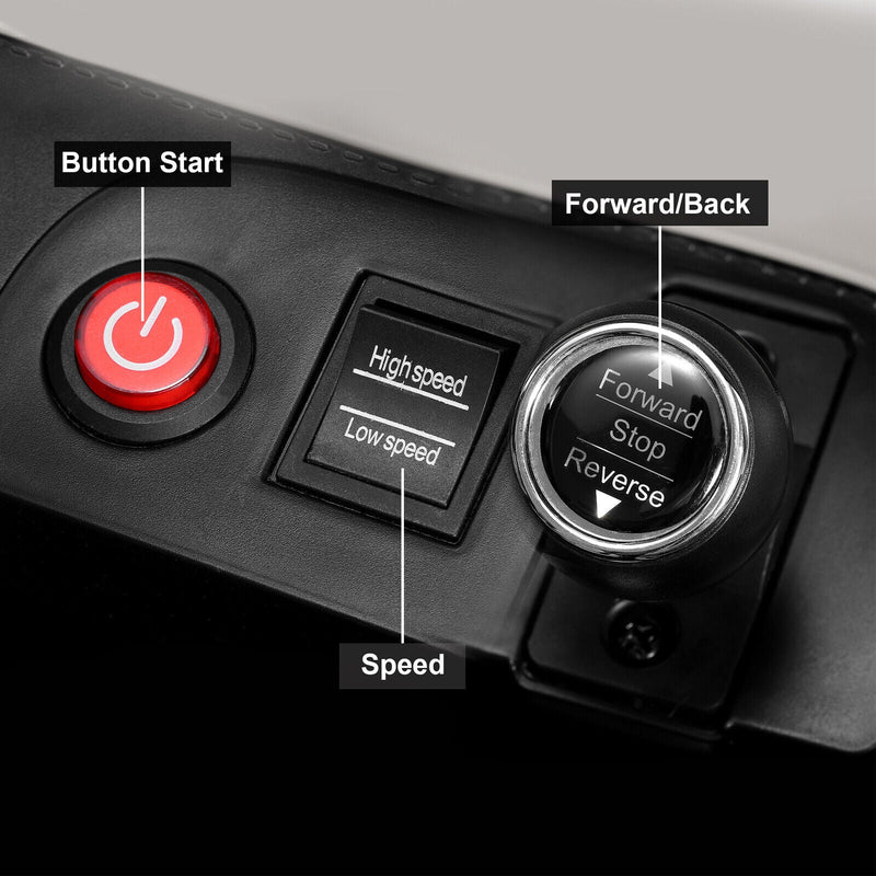 Load image into Gallery viewer, Premium Bentley Style Kids Electric Ride On Car with LED Lights and Remote Control - Black
