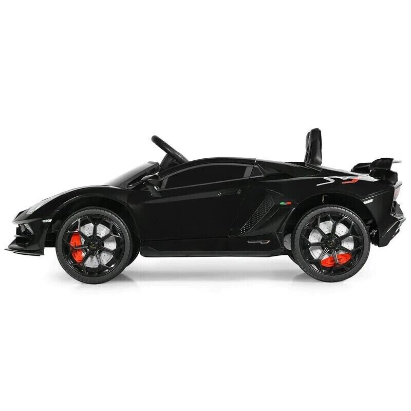 Load image into Gallery viewer, 12V Licensed Lamborghini Aventador Electric Ride-On Car for Kids - Black
