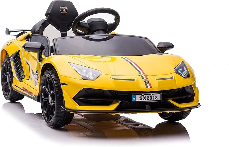 Load image into Gallery viewer, 12V Electric Lamborghini Sports Car for Kids - Yellow

