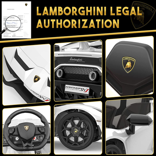 12V Licensed Lamborghini Electric Ride-On Car for Kids: The Ultimate Driving Experience