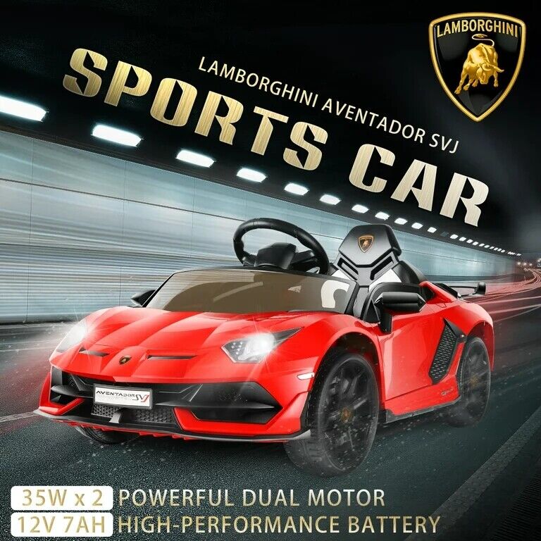 Load image into Gallery viewer, 12V Licensed Lamborghini Ride on Car for Kids with Remote Control, MP3, AUX &amp; USB??
