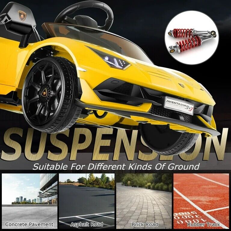 Load image into Gallery viewer, 12V Licensed Lamborghini Ride on Car for Kids with Remote Control, MP3, AUX &amp; USB??
