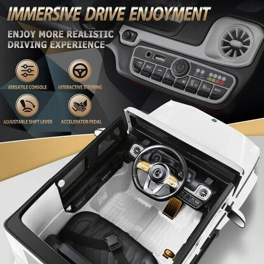 12V Licensed Mercedes-Benz G500 Electric Car Toy with Remote Control for Kids