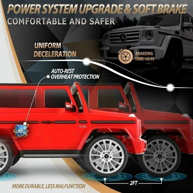 Load image into Gallery viewer, 12V Licensed Mercedes-Benz G500 Electric Car Toy with Remote Control for Kids
