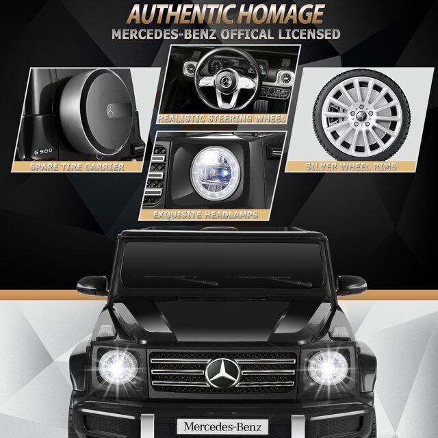 Load image into Gallery viewer, Licensed Mercedes Benz G500 Electric Ride-On Car for Kids with Remote Control - 12V
