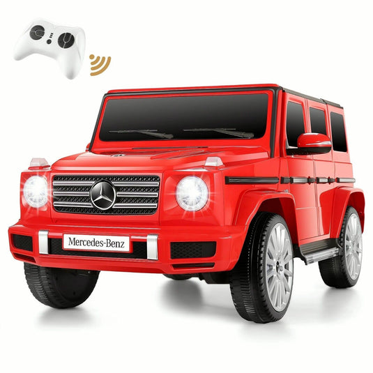 Licensed Mercedes Benz G500 Electric Ride-On Car for Kids with Remote Control - 12V
