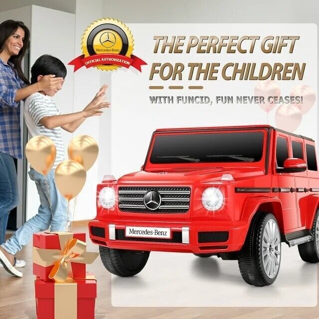Load image into Gallery viewer, Licensed Mercedes Benz G500 Electric Ride-On Car for Kids with Remote Control - 12V

