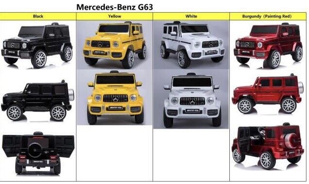 Load image into Gallery viewer, 12V Licensed Mercedes Benz G63 Kids Ride On Car with Remote Control and Openable Doors
