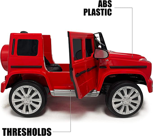 12V Licensed Mercedes Benz G63 Kids Ride On Car with Remote Control and Openable Doors
