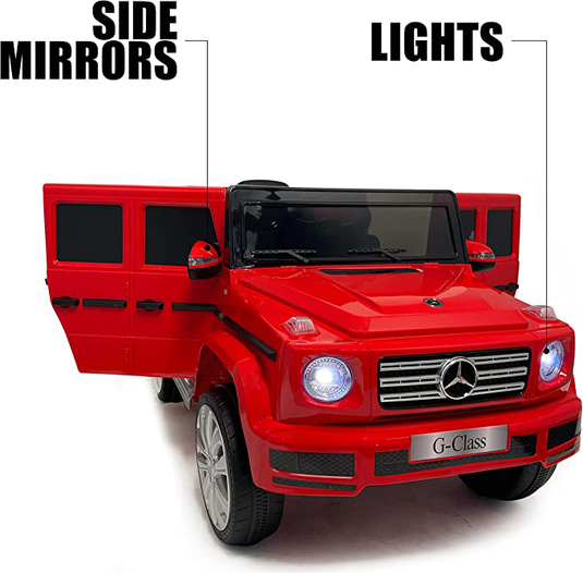 12V Licensed Mercedes Benz G63 Kids Ride On Car with Remote Control and Openable Doors