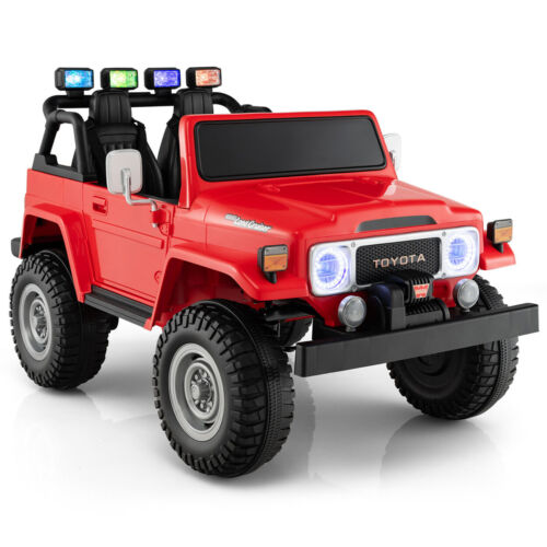 Load image into Gallery viewer, 12V Licensed Toyota FJ40 RC Truck with Laser Light and Music - 2 Seater Ride-On Car

