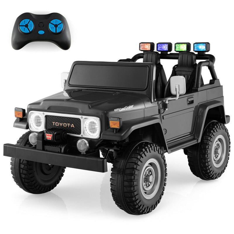 Load image into Gallery viewer, 12V Licensed Toyota FJ40 RC Truck with Laser Light and Music - 2 Seater Ride-On Car
