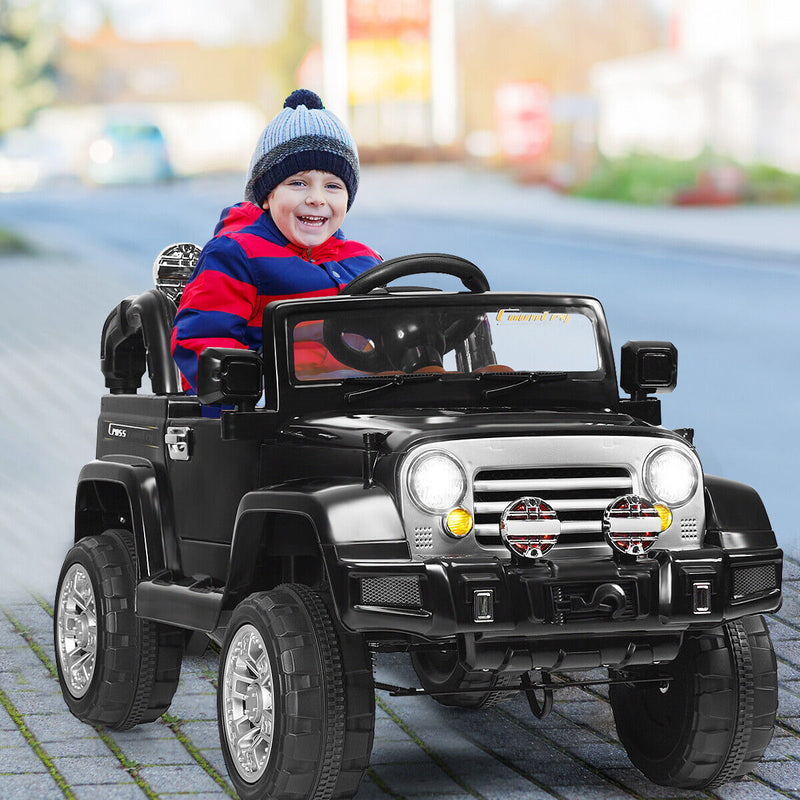 Load image into Gallery viewer, 12V MP3 Kids Ride On Truck Car with Remote Control, LED Lights, and Music - Brand New Toy
