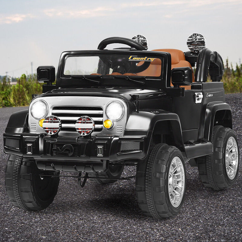 Load image into Gallery viewer, 12V MP3 Kids Ride On Truck Car with Remote Control, LED Lights, and Music - Brand New Toy
