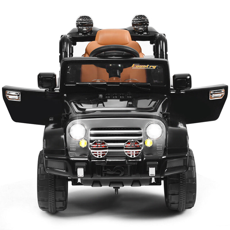 Load image into Gallery viewer, 12V MP3 Kids Ride On Truck Car with Remote Control, LED Lights, and Music - Brand New Toy
