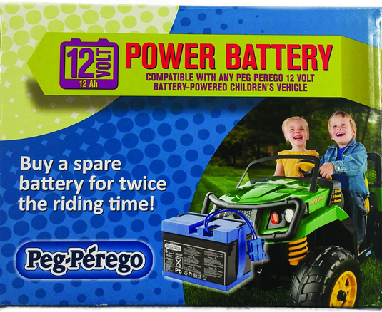 12V Official Battery for Peg Perego Ride-On Vehicles