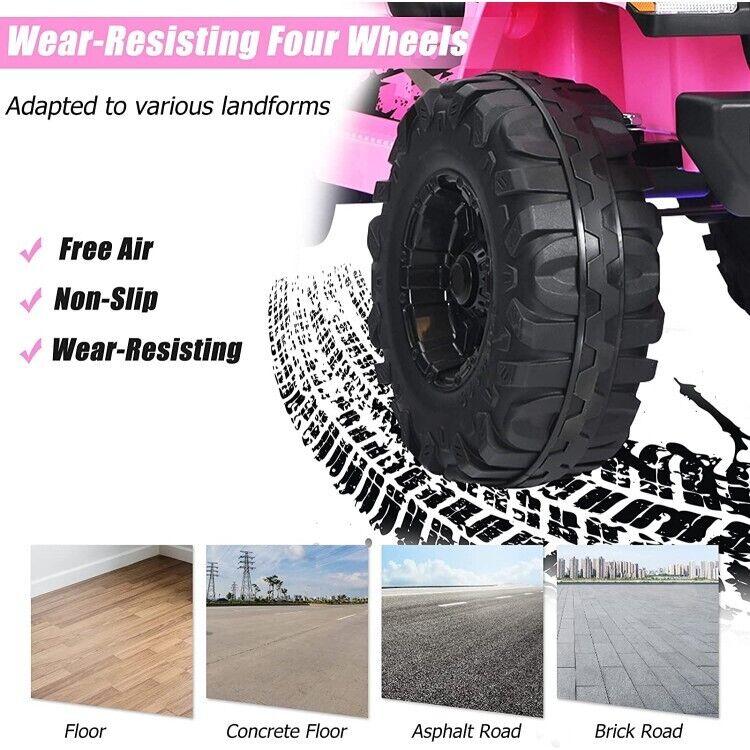Load image into Gallery viewer, 12V Pink Electric Jeep Truck for Kids with 2.4G Remote Control
