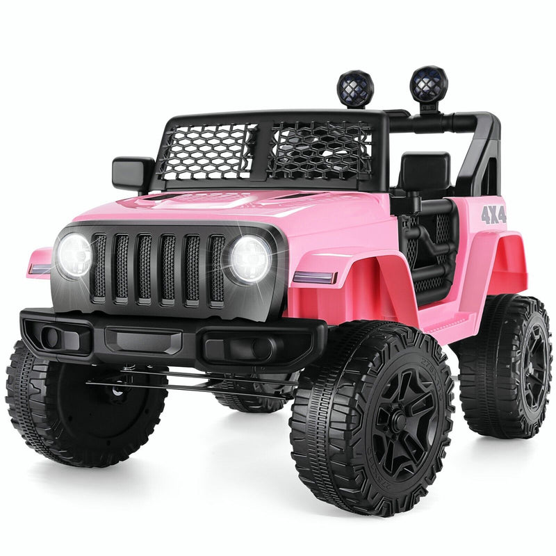 Load image into Gallery viewer, 12V Pink Electric Ride-On Car for Kids with Remote Control

