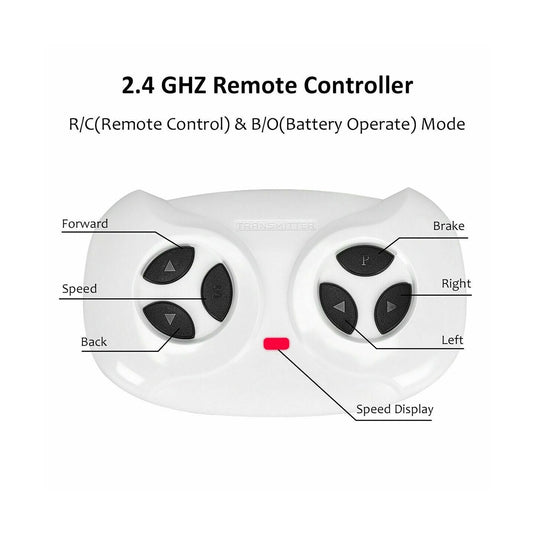 12V Pink Ride On Truck with Remote Control, MP3 Music, and LED Lights for Kids