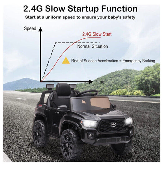 12V Powered Toyota Tacoma Ride-On Car for Boys with Remote Control