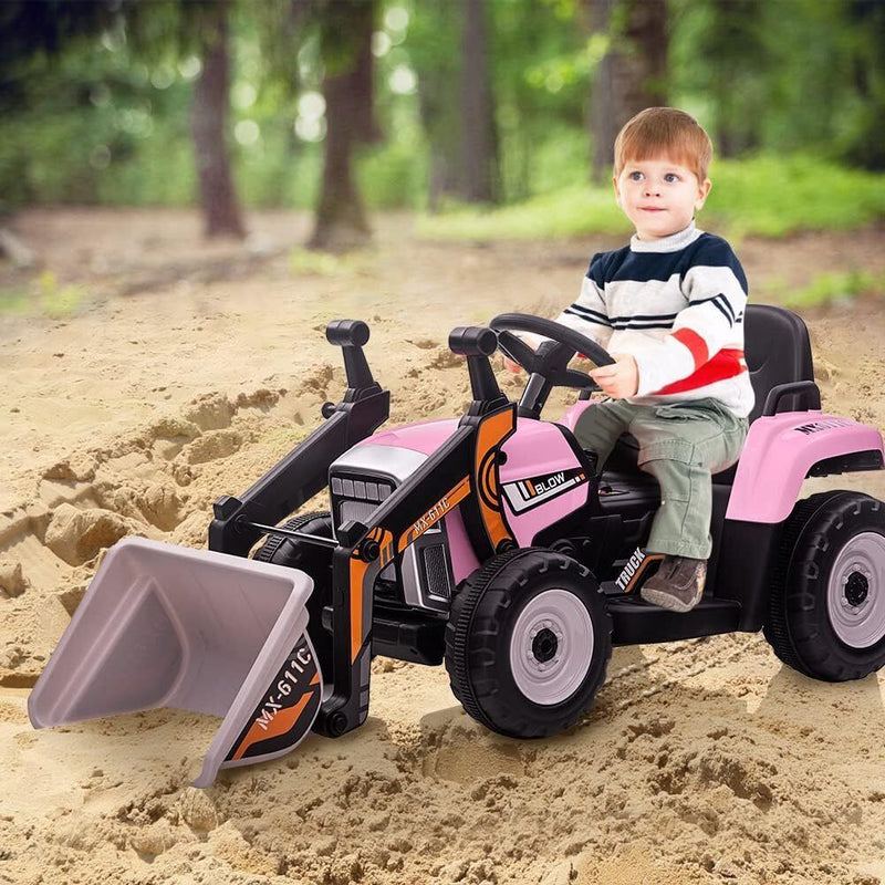 Load image into Gallery viewer, 12V RC Excavator with Remote Control, Bluetooth, and Lights - Perfect for Young Adventurers!
