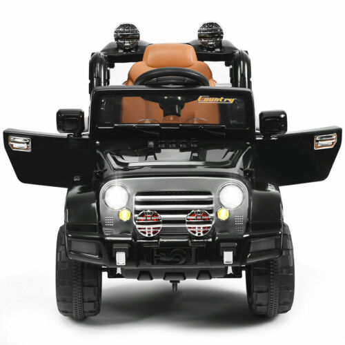 Load image into Gallery viewer, 12V RC Remote Control Black Truck Car for Kids

