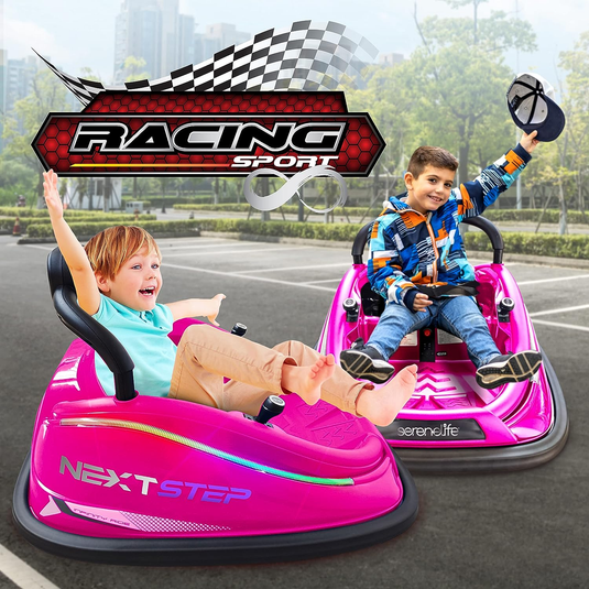 12V Rechargeable Electric Bumper Car for Kids - Battery Powered Ride on Vehicle