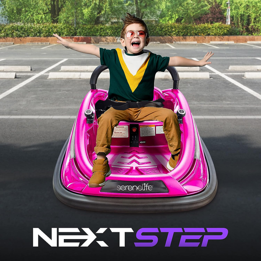 12V Rechargeable Electric Bumper Car for Kids - Battery Powered Ride on Vehicle