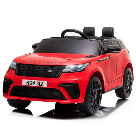 12V Red Land Rover Ride-On Car for Kids with Parental Remote Control - Supports up to 66 lbs