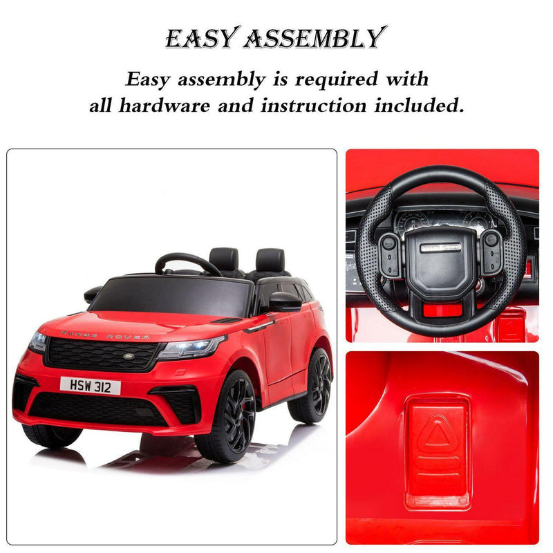 Load image into Gallery viewer, 12V Red Land Rover Ride-On Car for Kids with Parental Remote Control - Supports up to 66 lbs

