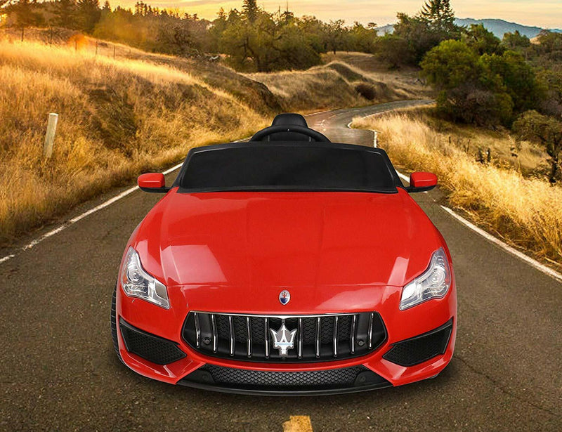 Load image into Gallery viewer, 12V Red Maserati Quattroporte Kids Remote Control Ride-On Car with Licensed Design
