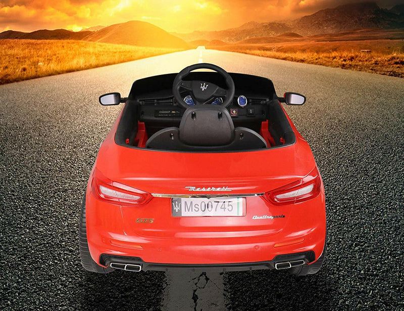 Load image into Gallery viewer, 12V Red Maserati Quattroporte Kids Remote Control Ride-On Car with Licensed Design
