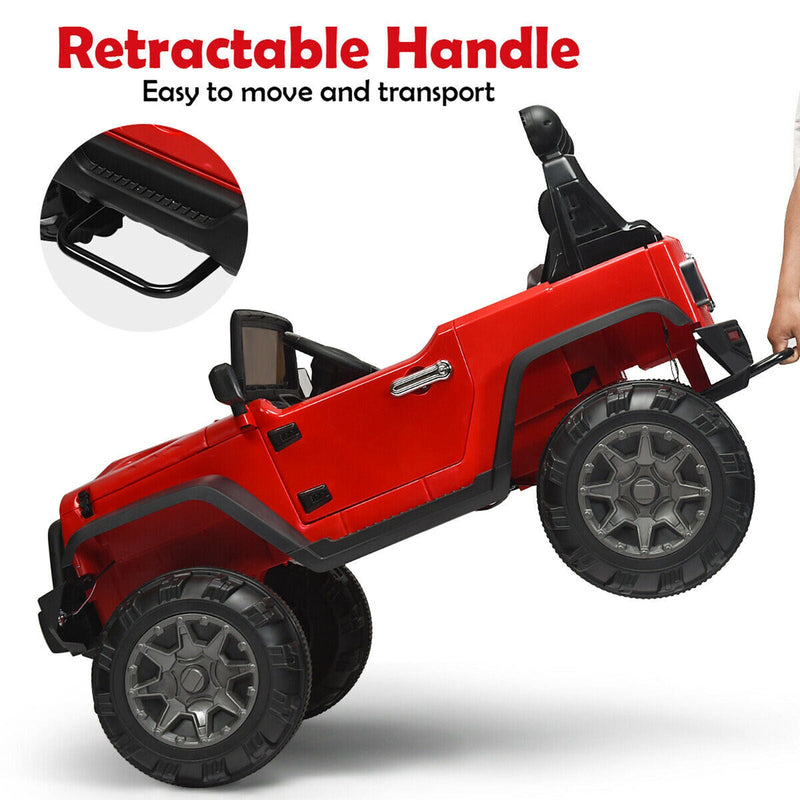 Load image into Gallery viewer, 12V Red Truck Car for Kids with MP3 and Remote Control
